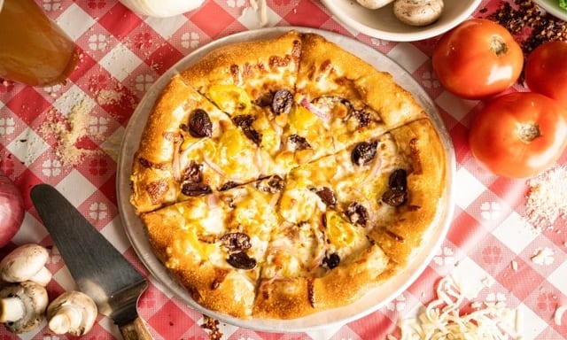 Small 10" Gluten Free Mediterranean.